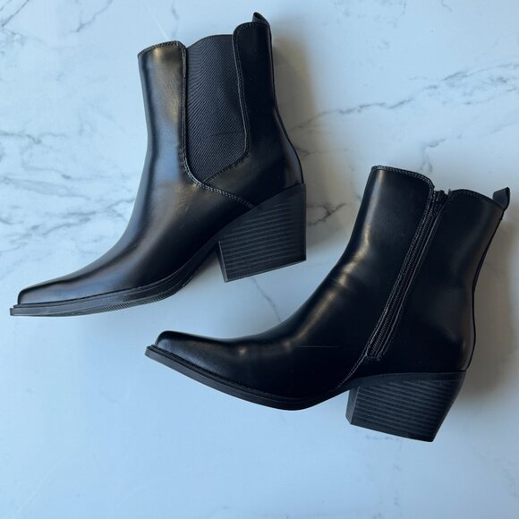 NWT a.n.a Womens Reba Block Heel Booties - 10M - Picture 8 of 14